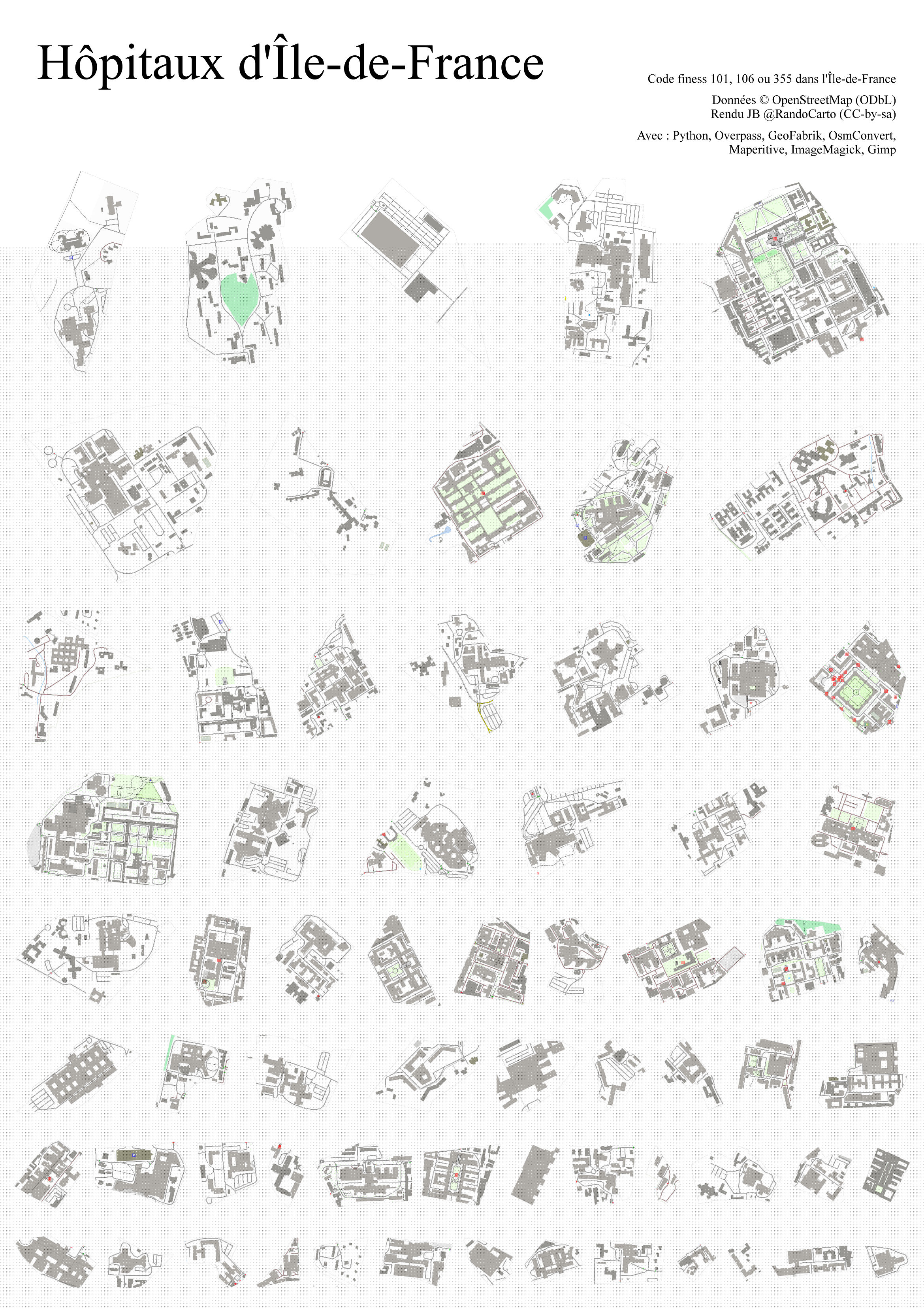 Affiche Hôpitaux d'Île-de-France