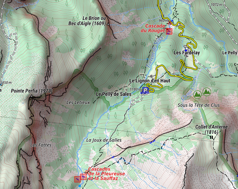 Carte Samoens extrait 3